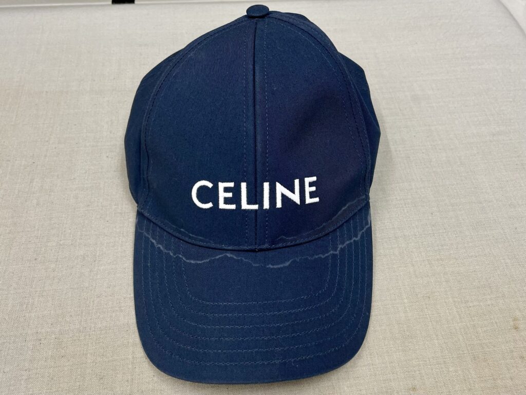 CELINE（セリーヌ）キャップのクリーニング事例 ビフォー