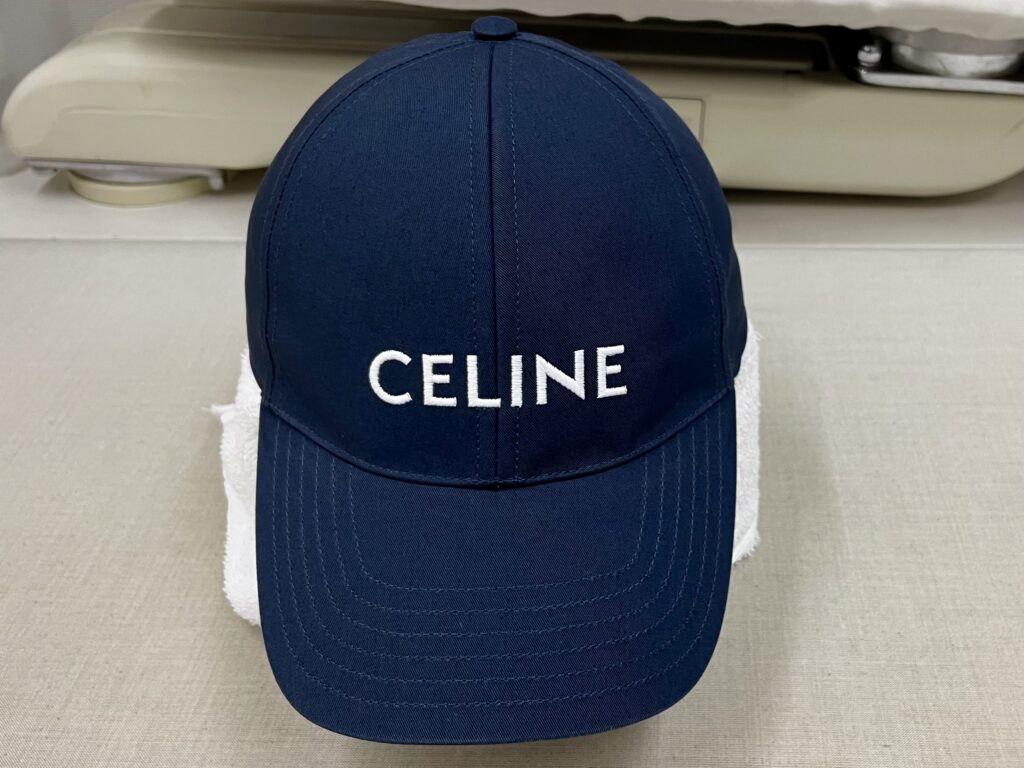 CELINE（セリーヌ）キャップのクリーニング事例 アフター