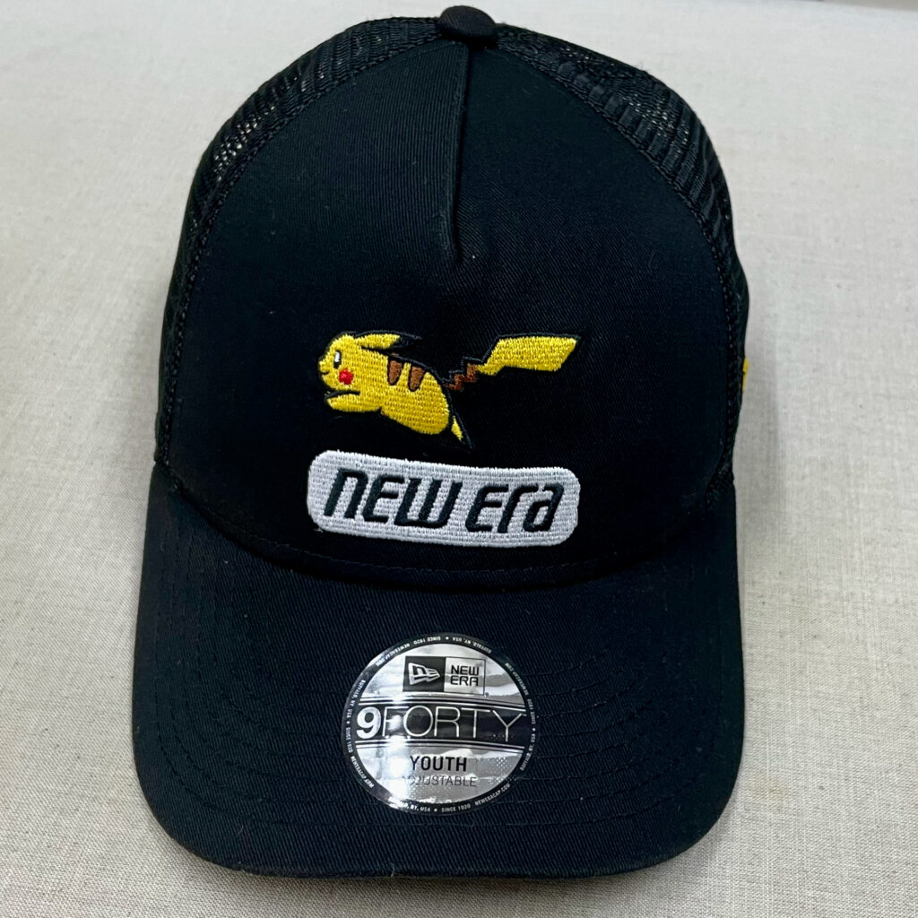 New Era ピカチュウ コラボキャップのクリーニング事例 アフター